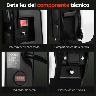 Pulverizador a Batería Dnipro-M 12S, Mochila, 12 L