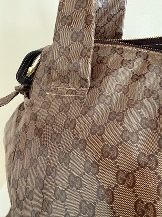 Bolsa Gucci Hysteria Large Tote Marrón