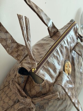 Bolsa Gucci Hysteria Large Tote Marrón