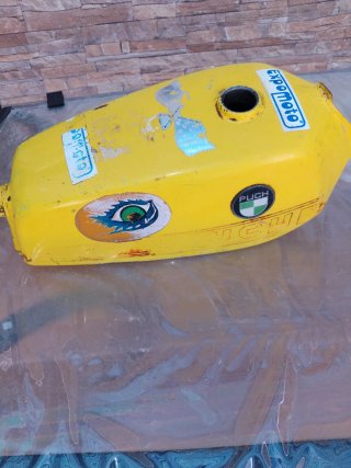 Depósito Gasolina Moto Amarillo