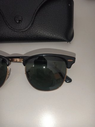 Gafas de sol Ray-Ban Clubmaster Negro/Dorado