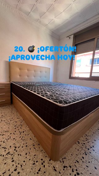 Canapé madera con cabecero