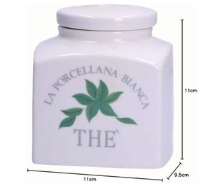 Barattolo porcellana thè La Porcellana Bianca