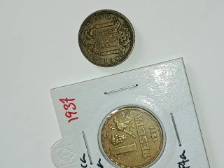 Monedas antiguas españolas 1 peseta