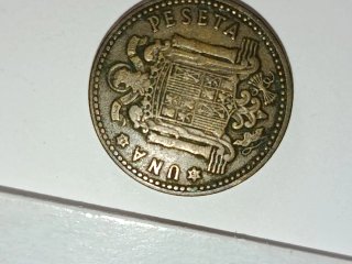 Monedas antiguas españolas 1 peseta