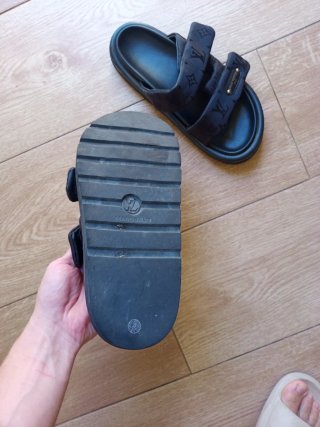 Sandalias Louis Vuitton Marrón y Negro