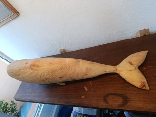 Ballena Cachalote Madera Ciprés