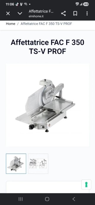 Affettatrice Professionale FAC F 350 TS-V
