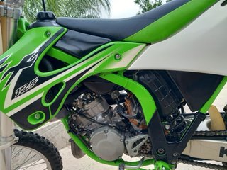 Kawasaki KX125 Motocross Verde/Blanco