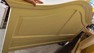 Cabecero de madera maciza para cama de matrimonio