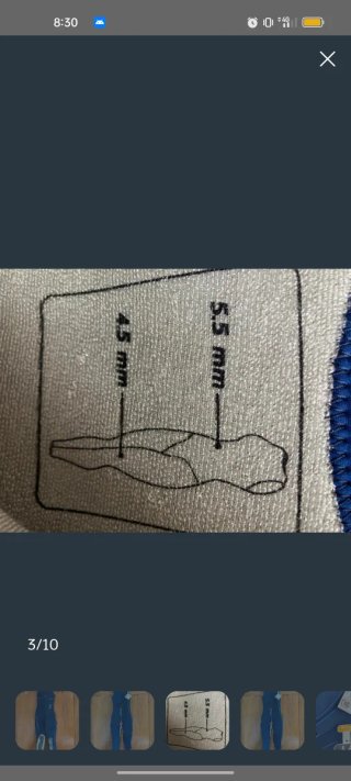 Neopreno Tribord azul