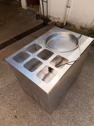 Plancha fría para helados