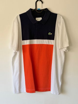 Polo Lacoste bicolor