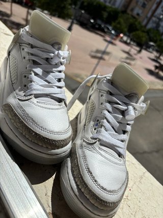 Jordan Retro 4 Oreo White Talla 35.5