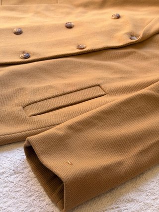 Abrigo Tommy Hilfiger Lana Camel Talla M
