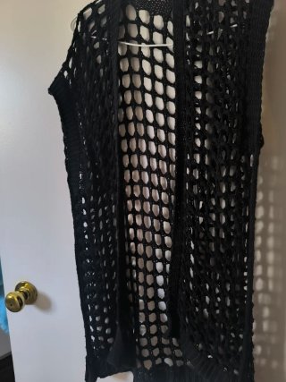 Rebeca calada negra talla única