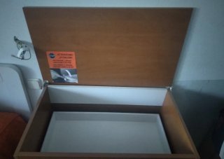 Cómoda infantil de madera con ositos
