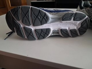 Zapatillas Asics Azul y Plata