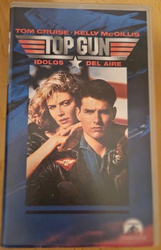 Película VHS Top Gun (Español)