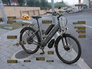 2 Bicicletas Elétricas com Travões Hidráulicos
