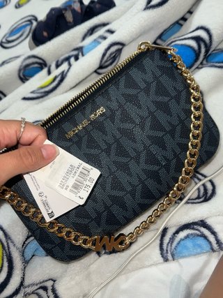 Bolso Michael Kors ORIGINAL  Azul y Dorado