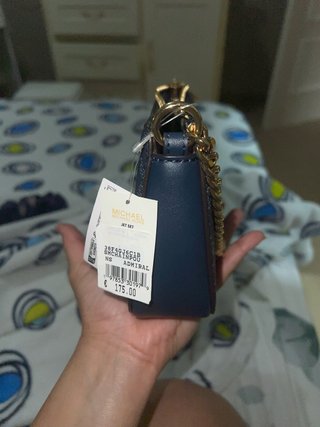 Bolso Michael Kors ORIGINAL  Azul y Dorado