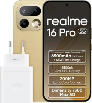 Realme 16 Pro 5G Dorado Precintado Garantía