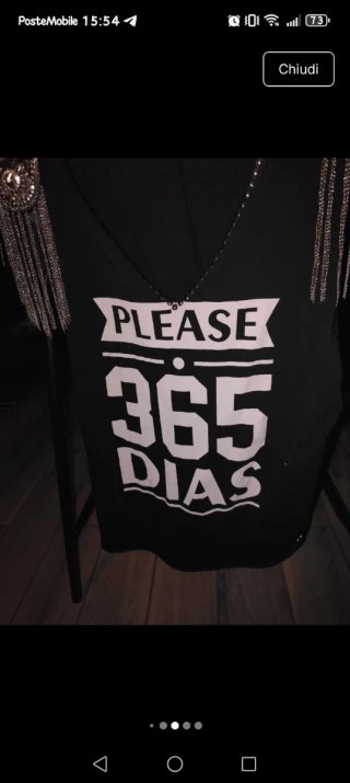 Canotta donna Please XS con borchie