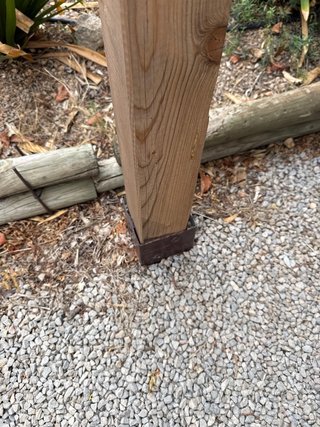 Cubierta de madera 3x5m