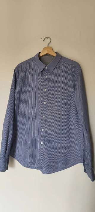 Camisa hombre Adolfo Domínguez Rayas Azul