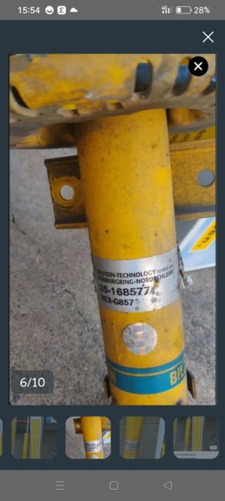 Amortiguadores  Bilstein b8 vástago gordo