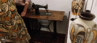 Máquina de coser antigua Gritzner