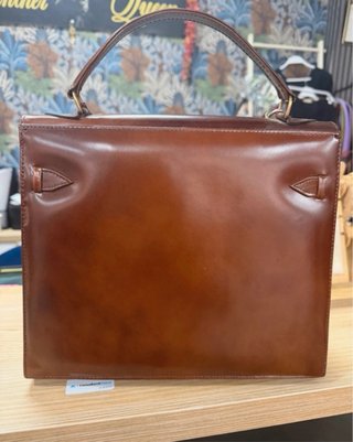 Bolso Piel Marrón Estilo Birkin