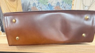 Bolso Piel Marrón Estilo Birkin