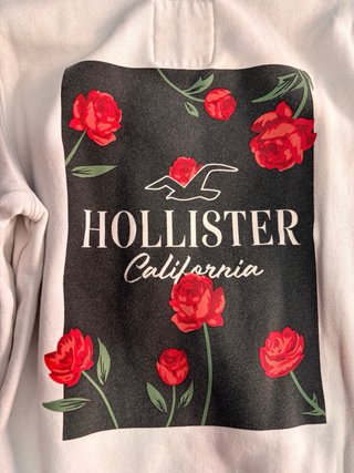 Sudadera Hollister Blanca