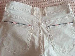 Pantalón El Ganso Blanco Chico