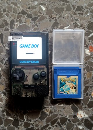 Game Boy Color Negra Transparente | OSD IPS