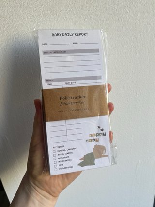 Diario de Bebé Bebé tracker - Nappy Capy