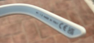 Occhiali da sole Christian Dior azzurri con stelle