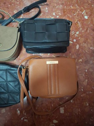 Lote 4 Bolsos Bandolera Mujer