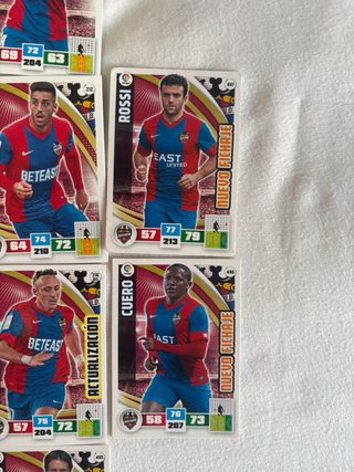 Lote Cartas Levante Adrenalyn 2015-16