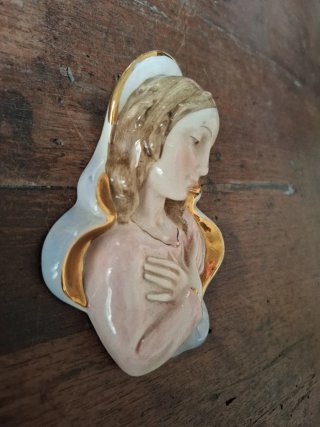 Madonnina ceramica anni '50