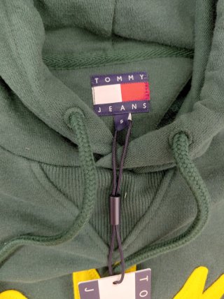 Sudadera Tommy Jeans Verde Talla S