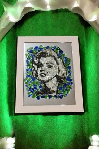 Quadro Marilyn Monroe Mosaico Vetro