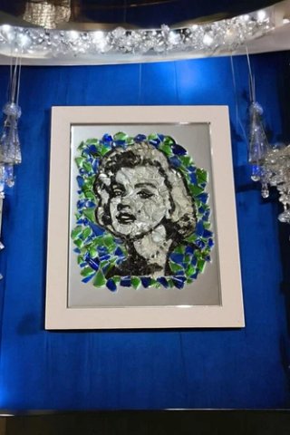 Quadro Marilyn Monroe Mosaico Vetro