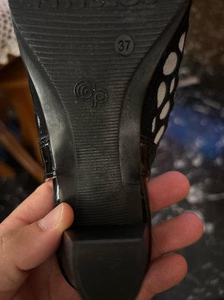 Zapatos de vestir Pitillos rejilla negros y blanco