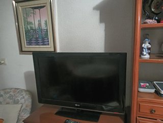 Televisión LG Negra