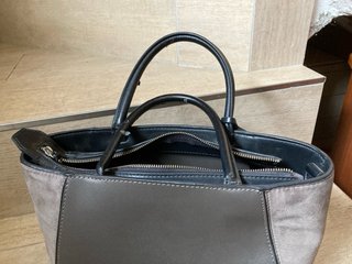 Borsa Zara Basic Grigio Nera