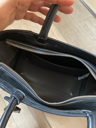 Borsa Zara Basic Grigio Nera