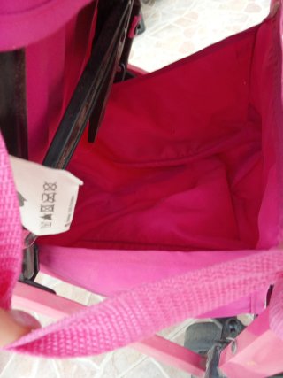 Silla de paseo bebé rosa floral